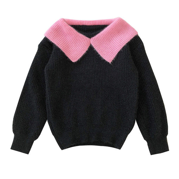 Casual Γυναικείο πουλόβερ με ωοειδή λαιμόκοψη και μακρύ μανίκι σε τρία χρώματα