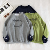 Alkalmi női pulóver ovális nyakkivágással és hosszú ujjú több színben