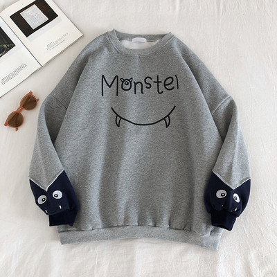 Alkalmi női pulóver ovális nyakkivágással és hosszú ujjú több színben