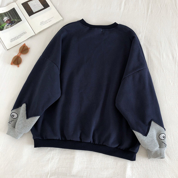 Alkalmi női pulóver ovális nyakkivágással és hosszú ujjú több színben