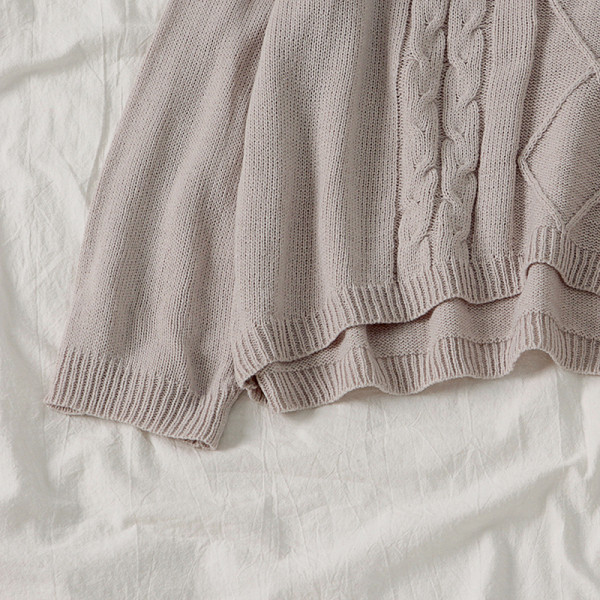 Casual Γυναικείο πουλόβερ με γυμνό ώμους και οβάλ λαιμόκοψη σε τέσσερα χρώματα