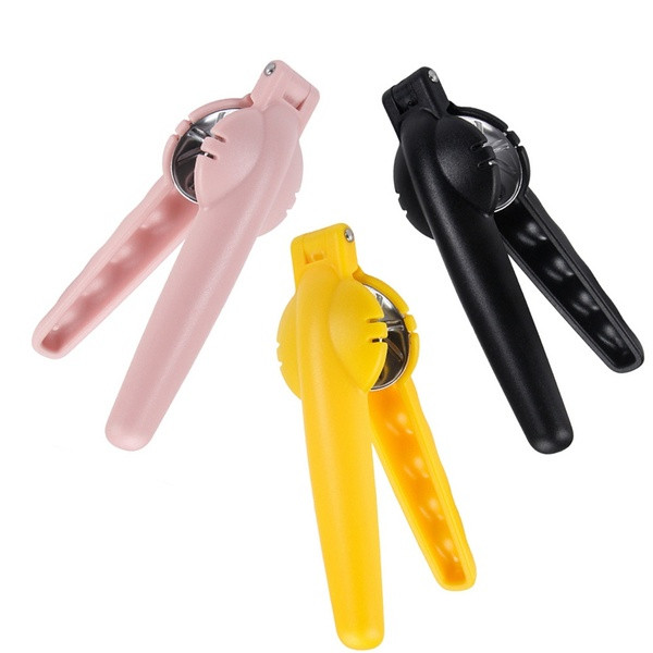 Уред за лесно отваряне на кестени от неръждаема стомана в черен, розов и жълт цвят