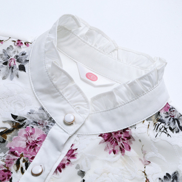 Új modell női ing virágos motívumokkal és gombokkal - két modell