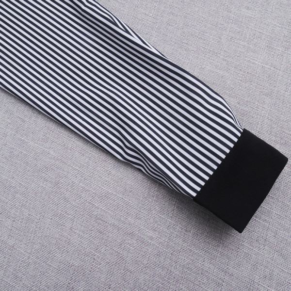 Női ing klasszikus gallérral, gombokkal, hímzéssel és nyakkendővel három színben