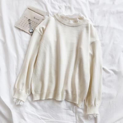 Lezser női pulóver széles modell három színben