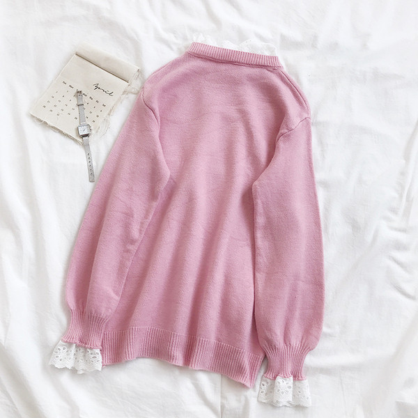 Lezser női pulóver széles modell három színben