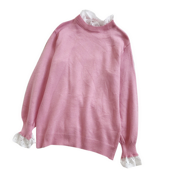 Lezser női pulóver széles modell három színben