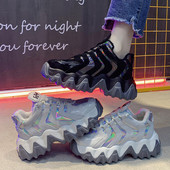 Aktuális őszi női tornacipő vastag durva talppal több színben