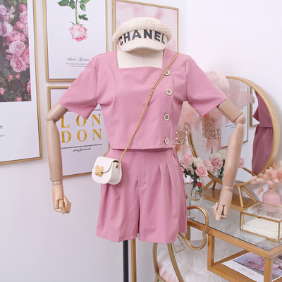 Új modell kétrészes blúz + nadrág női szett fekete, sárga, bordó és rózsaszín színekben