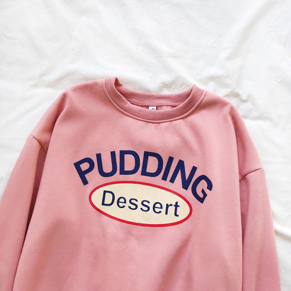 Rózsaszín, fehér és sárga női alkalmi blúz, felirattal