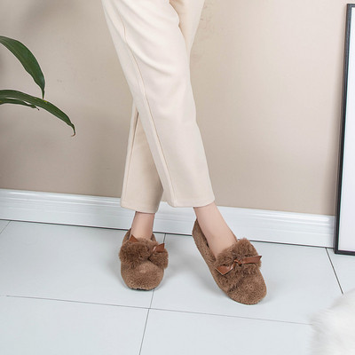 Παντόφλες γυναικείες  για το φθινόπωρο καιι το χειμώνα  με κορδέλα σε διάφορα χρώματα