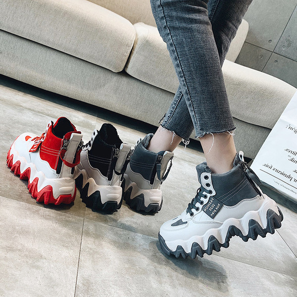 Γυναικεία αθλητικά  παπούτσια φθινόπωρο-χειμώνα με μαλακή επένδυση και ανθεκτική σόλα σε πολλαπλά χρώματα