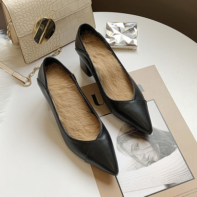 Νέο μοντέλο  γυναικεία παπούτσια μυτερό σχέδιο σε διάφορα χρώματα