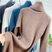 Casual γυναικείο φόρεμα με υψηλό γιακά - σε διάφορα χρώματα