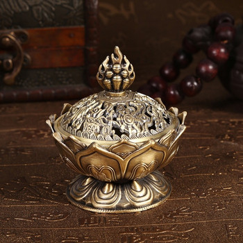 Декоративна ретро кутия за бижута в златит и бронзов цвят 