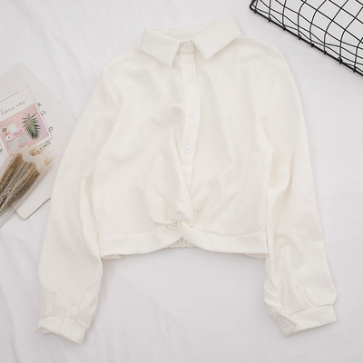 Modern női ing öt színben klasszikus gallérral és hosszú ujjal