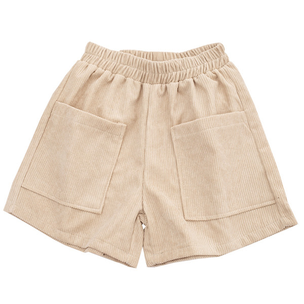 Női rövidnadrág öt színben, zsebekkel, magas derékkal