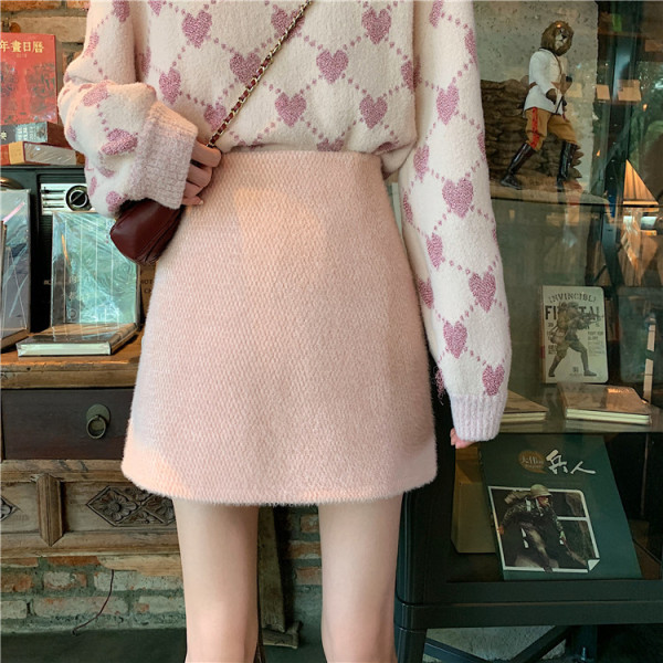 Modern női szoknya magas derékkal, három színben