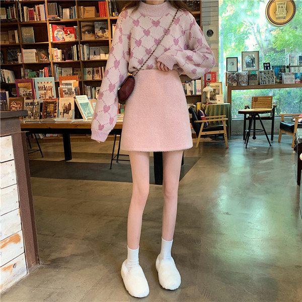 Modern női szoknya magas derékkal, három színben