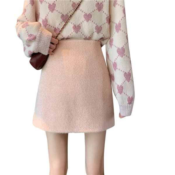 Modern női szoknya magas derékkal, három színben