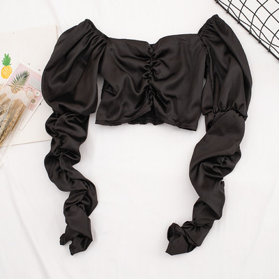 Stílusos női blúz négy színben, gombokkal és V-nyakkal