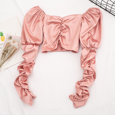 Stílusos női blúz négy színben, gombokkal és V-nyakkal