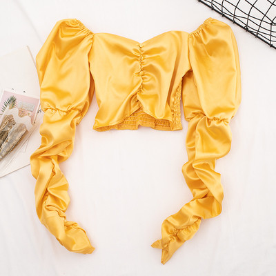 Stílusos női blúz négy színben, gombokkal és V-nyakkal