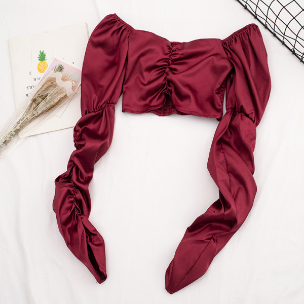 Stílusos női blúz négy színben, gombokkal és V-nyakkal