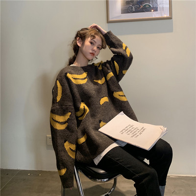 Γυναικεία καθημερινή  πλεκτή μπλούζα σε δύο χρώματα με φαρδιά λαιμόκοψη