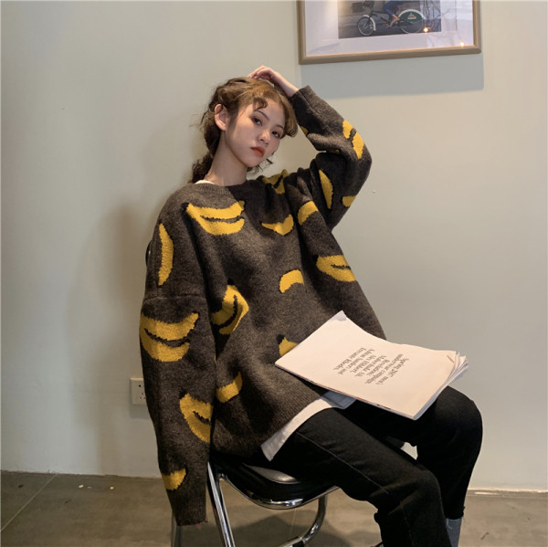 Γυναικεία καθημερινή  πλεκτή μπλούζα σε δύο χρώματα με φαρδιά λαιμόκοψη