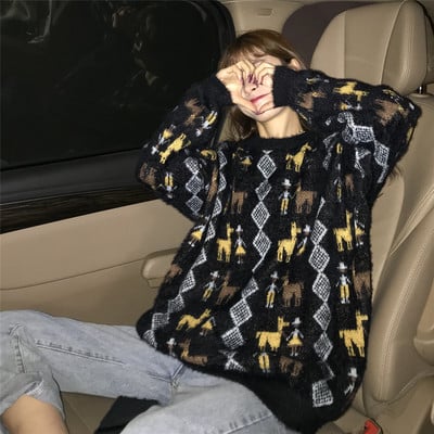 Γυναικεία καθημερινή φαρδιά μπλούζα με ωοειδές ντεκολτέ