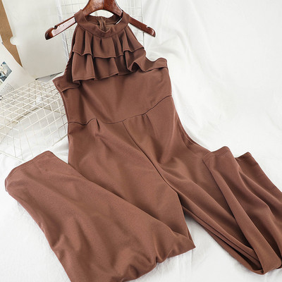 Μοντέρνες γυναικείες ολόσομες φόρμες σε πέντε χρώματα με λαιμόκοψη O