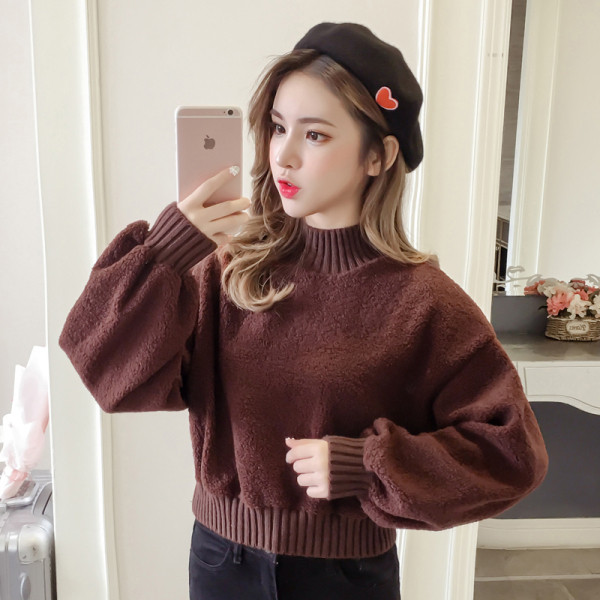 Alkalmi női pulóver négy színben, széles ujjakkal