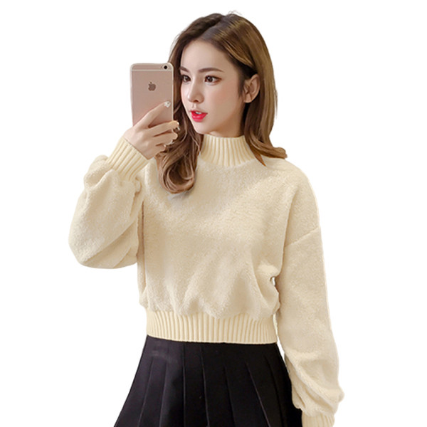 Alkalmi női pulóver négy színben, széles ujjakkal