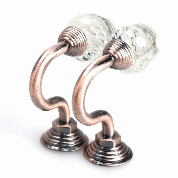 Két fém faliakasztó készlet kristályrózsával, fekete, arany, ezüst és bronz színben