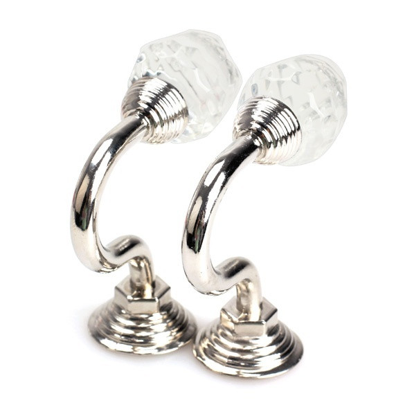 Két fém faliakasztó készlet kristályrózsával, fekete, arany, ezüst és bronz színben