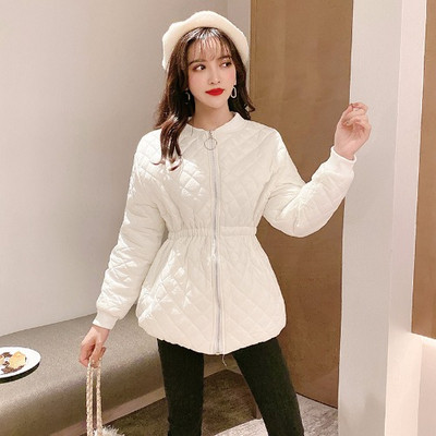 Μοντέρνο μοντέλο φθινοπώρου-χειμωνιάτικου μπουφάν με φερμουάρ