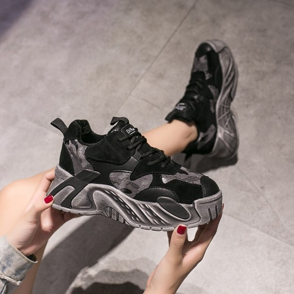 ΝΕΟ μοντέλο γυναικεία αθλητικά παπούτσια με ψηλή πλατφόρμα σε διάφορα χρώματα