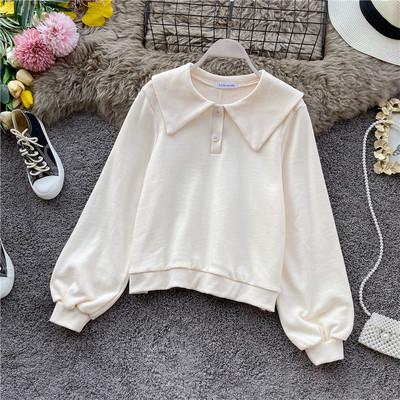 Női alkalmi blúz klasszikus gallérral és gombokkal, négy színben