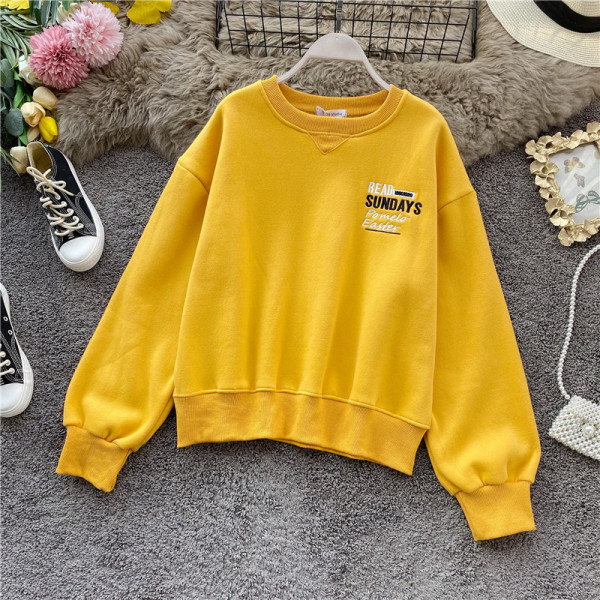 Γυναικεία casual μπλούζα με εκτυπώσεις και οβάλ λαιμόκοψη σε διάφορα χρώματα