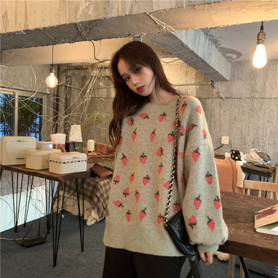 Női modern széles pulóver három színben