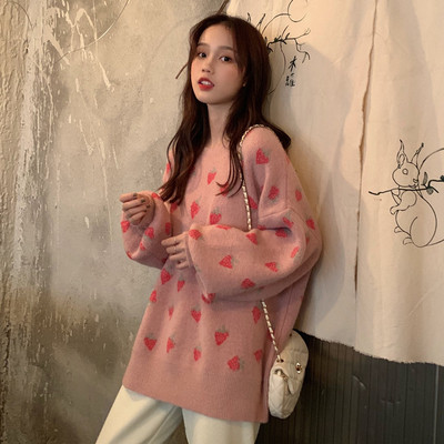 Női modern széles pulóver három színben