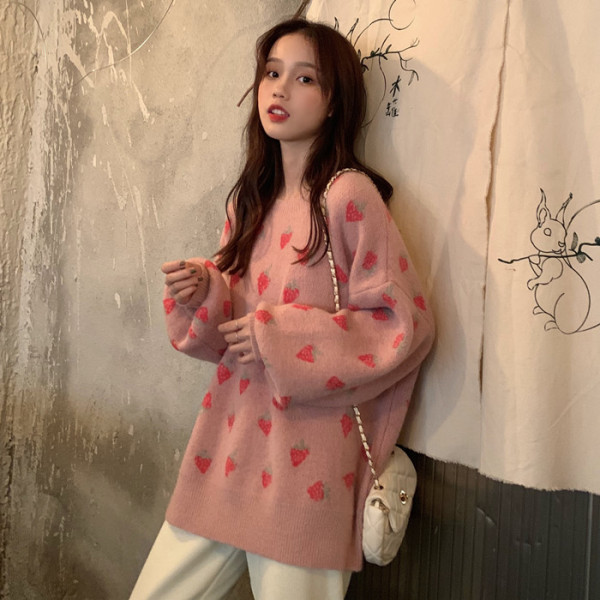 Női modern széles pulóver három színben