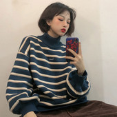 Γυναικεία κομψή μπλούζα σε δύο χρώματα με υψηλό περιλαίμιο