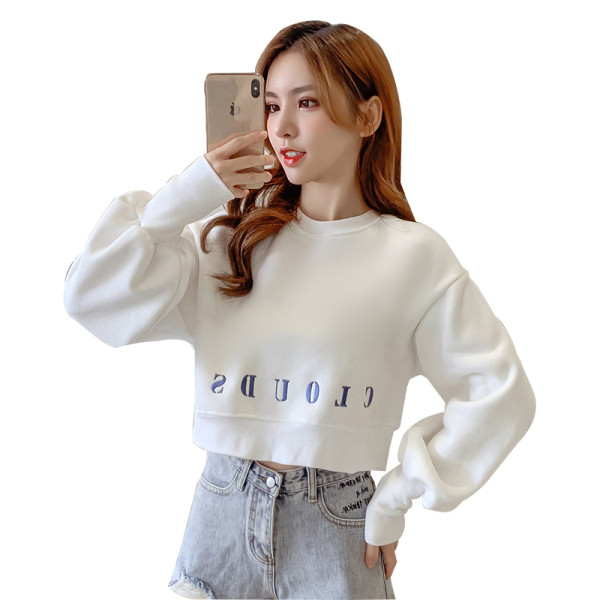 Καθημερινή γυναικεία μπλούζα σε τρία χρώματα με γράμματα και φαρδιά μανίκια