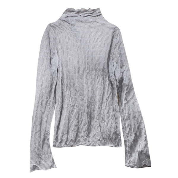 Modern női blúz magas pólógallérral, öt színben