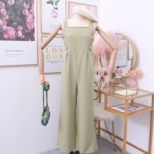 Salopeta de dama model nou cu bretele in culorile verde, visiniu si negru