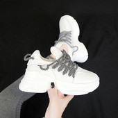 Κορυφαία χρώματα γυναικεία αθλητικά παπούτσια με κορδόνια - τρία χρώματα