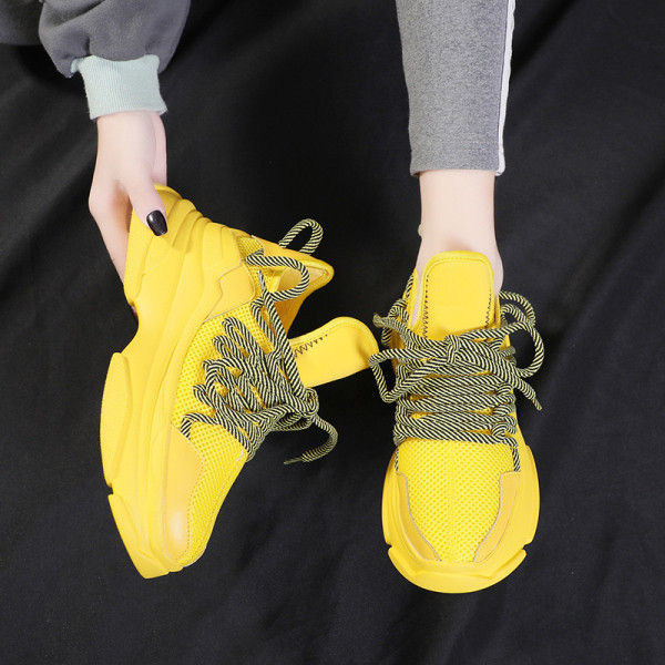 Κορυφαία χρώματα γυναικεία αθλητικά παπούτσια με κορδόνια - τρία χρώματα