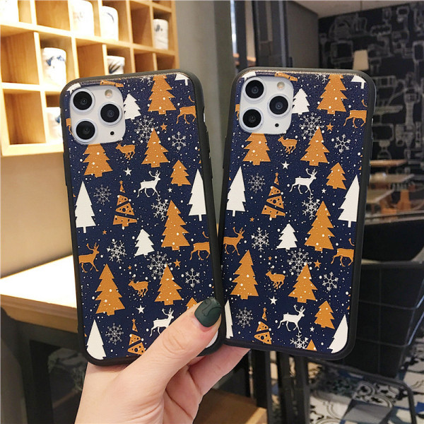 Θήκη για Iphone 11 Pro σε σκούρο μπλε χρώμα και μοτίβο Χριστουγέννων